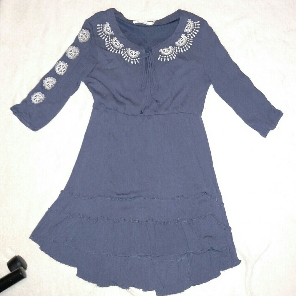 High-Low Boho Dress